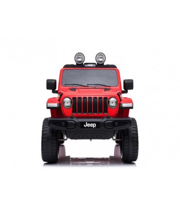 Jeep Rojo 12V.Asi.Cuero Ref: 24058