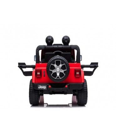 Jeep Rojo 12V.Asi.Cuero Ref: 24058