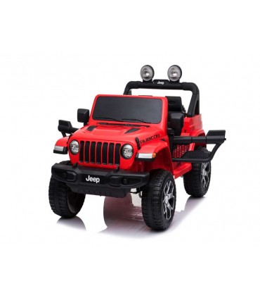 Jeep Rojo 12V.Asi.Cuero Ref: 24058