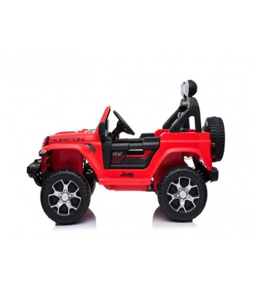 Jeep Rojo 12V.Asi.Cuero Ref: 24058