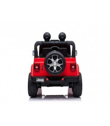 Jeep Rojo 12V.Asi.Cuero Ref: 24058