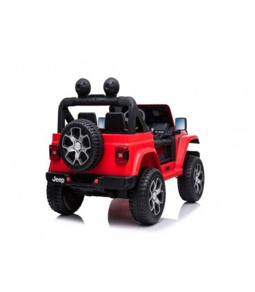Jeep Rojo 12V.Asi.Cuero Ref: 24058