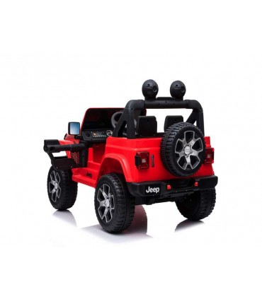 Jeep Rojo 12V.Asi.Cuero Ref: 24058