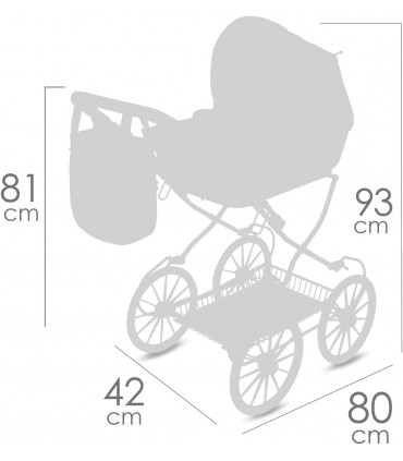 Coche Muñeca Plegable Ref: 80070