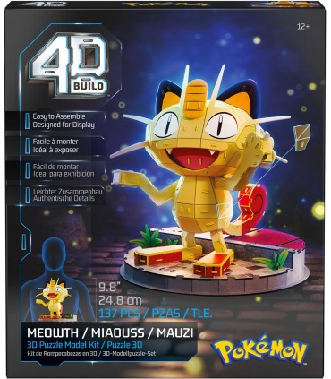 Puzzle 4D Pokemon Meowth Ref: 6078076
