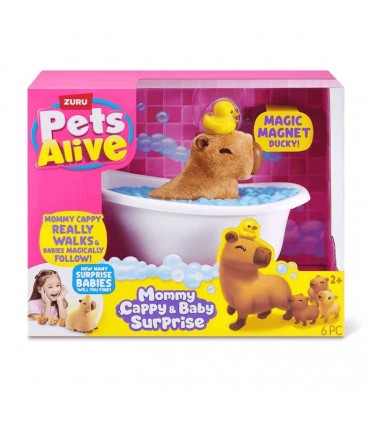 Mama Capibara Y Sus Bebes 339-9574