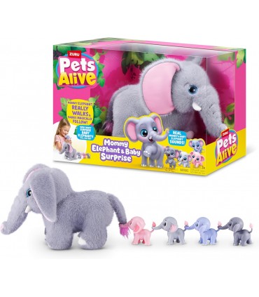 Mama Elefante,Bebes Pets Alive 339-9570
